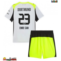 Camisa de Futebol Borussia Dortmund Emre Can #23 Equipamento Secundário Infantil 2025-26 Manga Curta (+ Calças curtas)